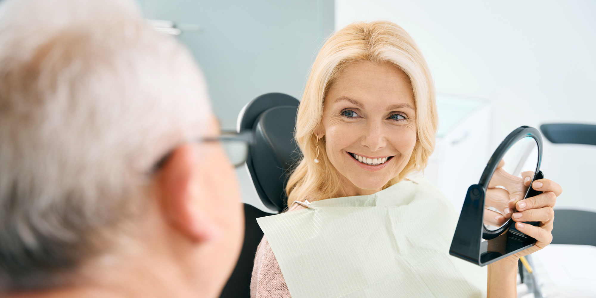 dental implant patient after surgery renewed sense of self