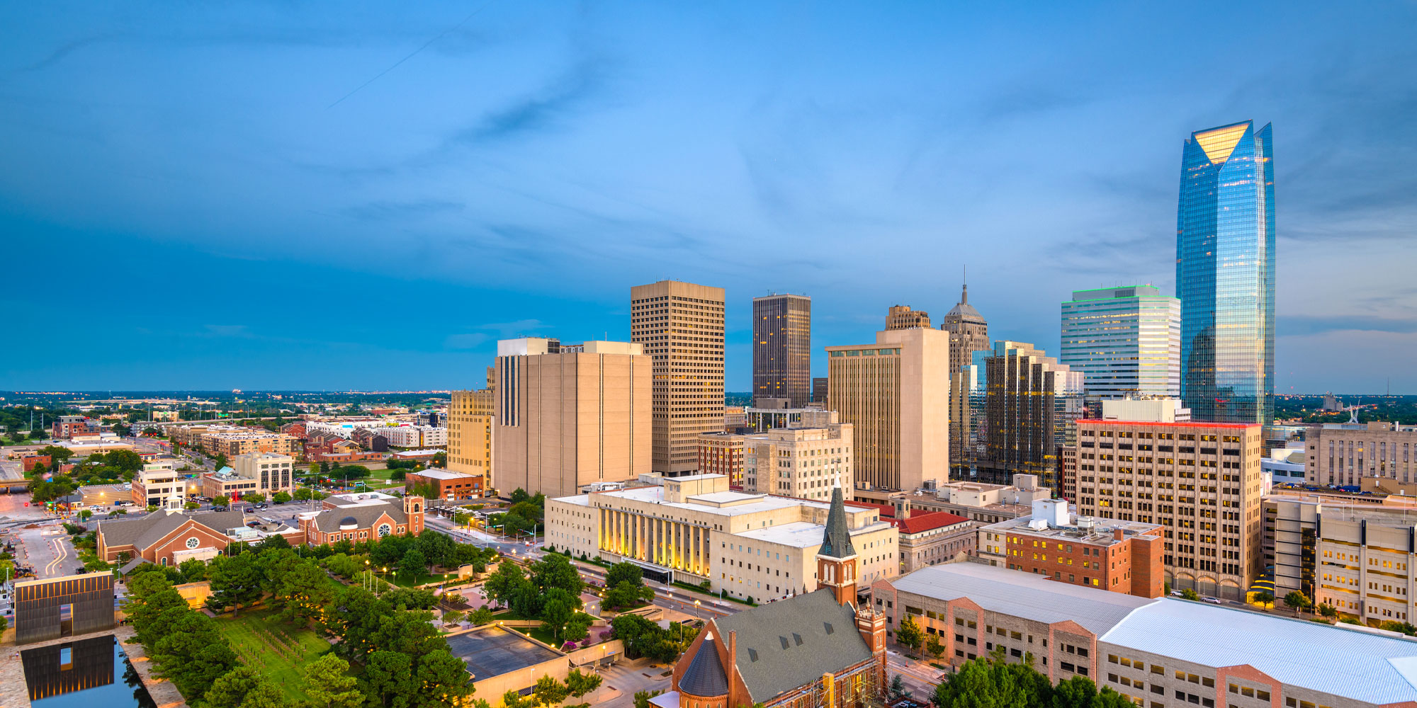 oklahoma city birds eye